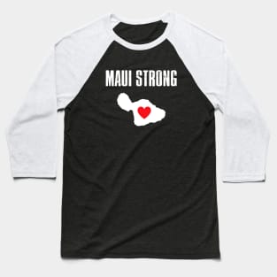 Pray for Maui Hawaii Strong Heart Baseball T-Shirt